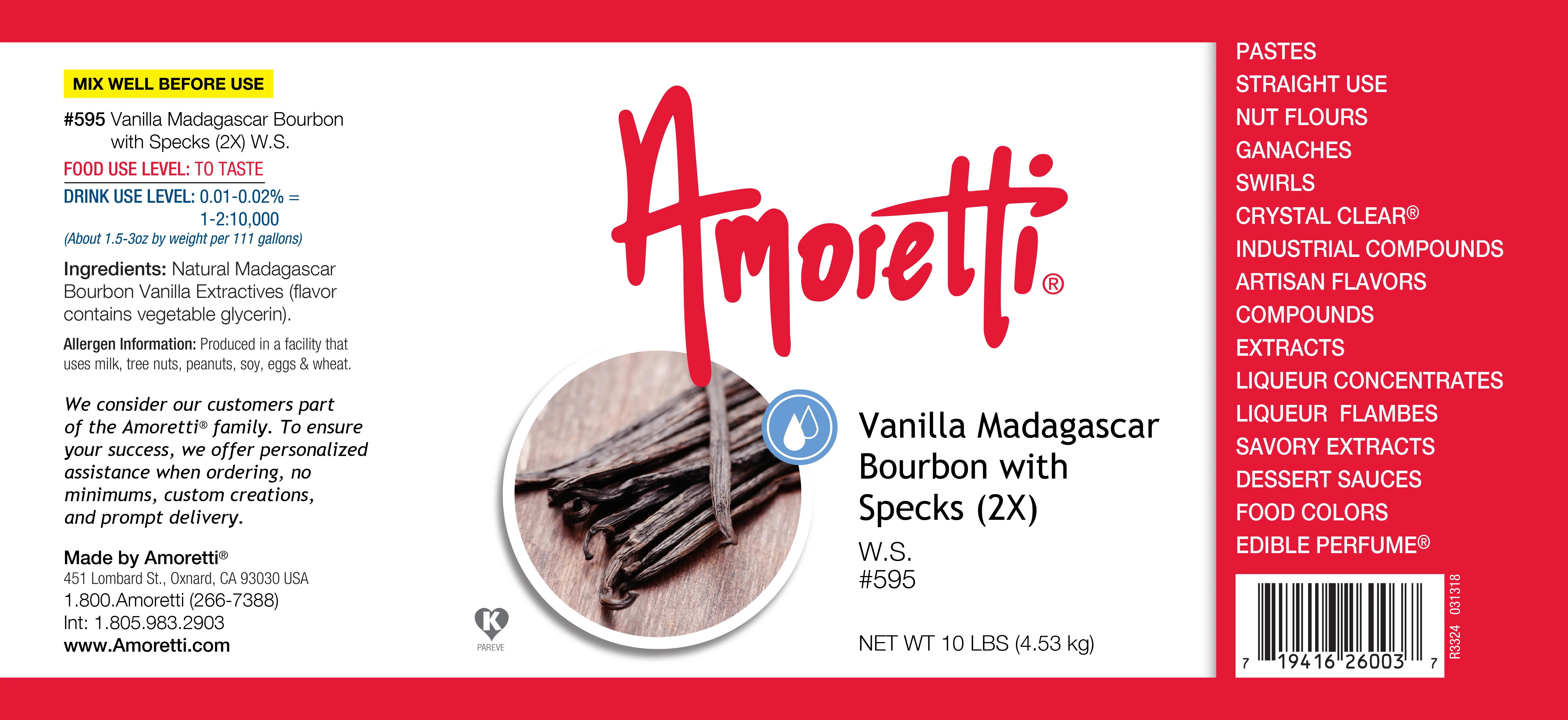 Vanilla Madagascar Bourbon with Specks Water Soluble 2X - Image 2