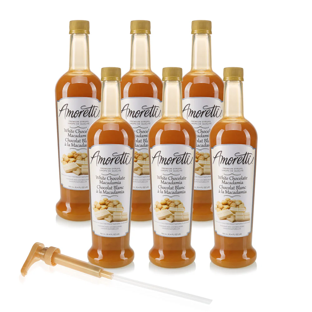 Premium White Chocolate Macadamia Syrup - Image 3