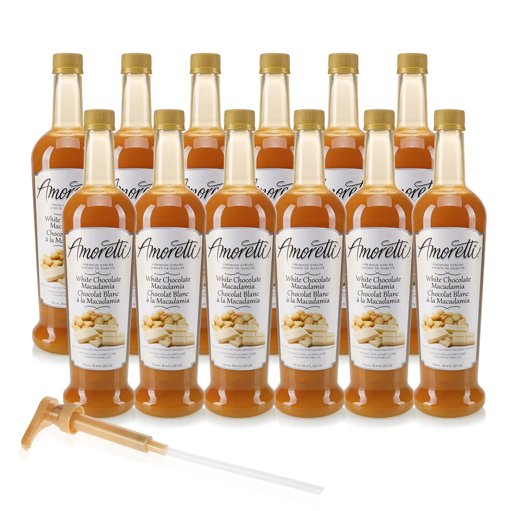 Premium White Chocolate Macadamia Syrup - Image 4