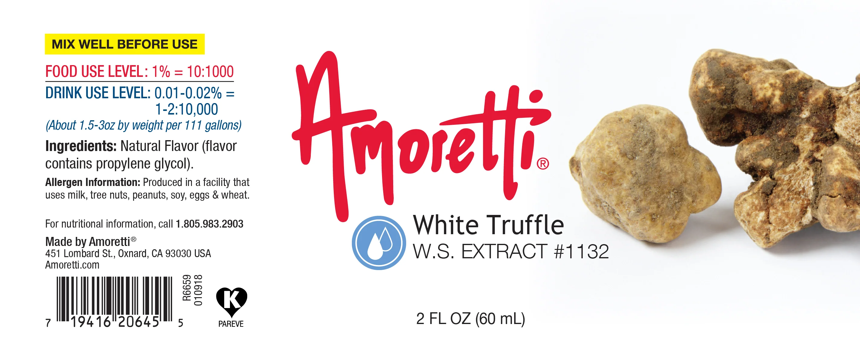 White Truffle Natural Extract Water Soluble - Image 2